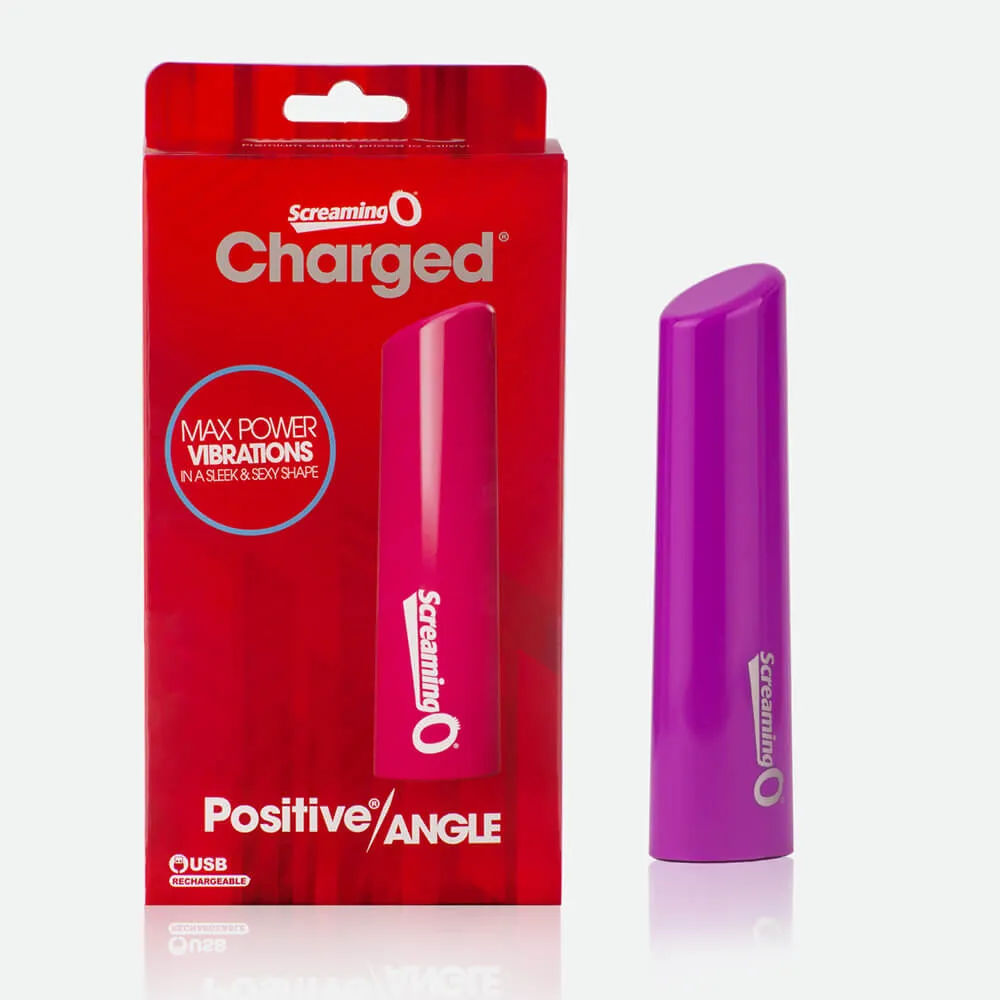 Screaming O Charged Positive Angle vibrator roze oplaadbaar