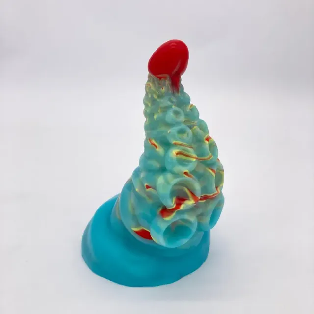 Tentickle Tenton Blue Hawaiian mini dildo soft