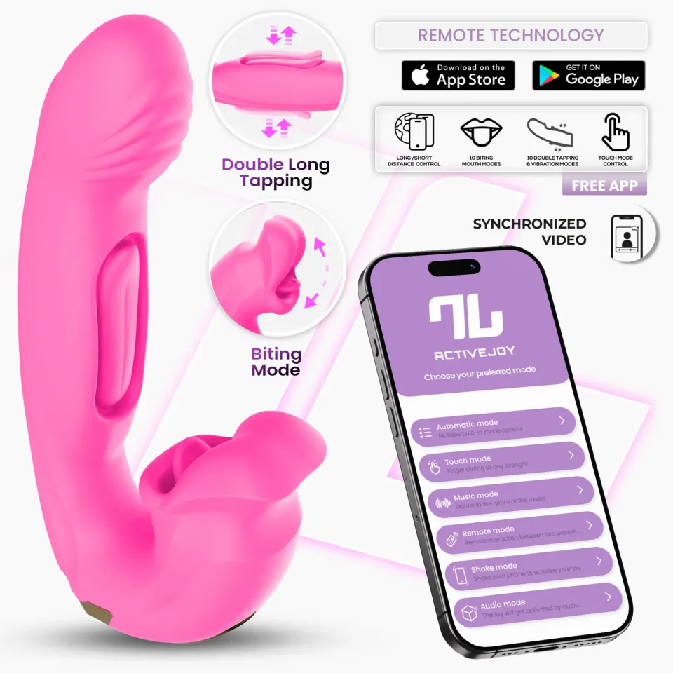 Intoyou Bimby Rabbit Vibrator met App bijtend 3-in-1