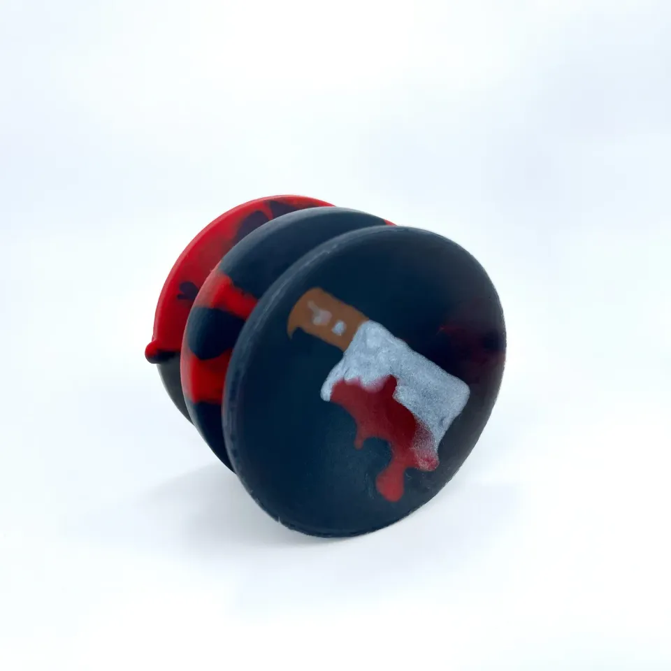 Tentickle Backstabber #1 small dubbelzijdige zuignap platinum silicone