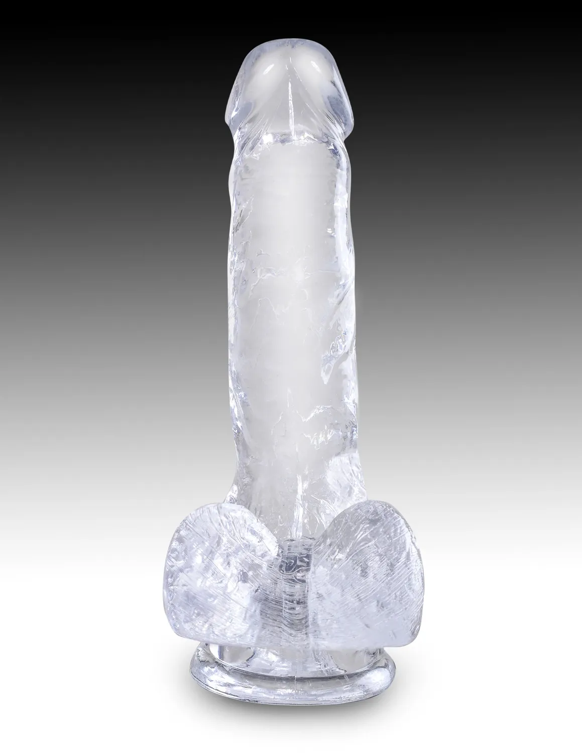 Pipedream King Cock 6 inch dildo transparant met zuignap