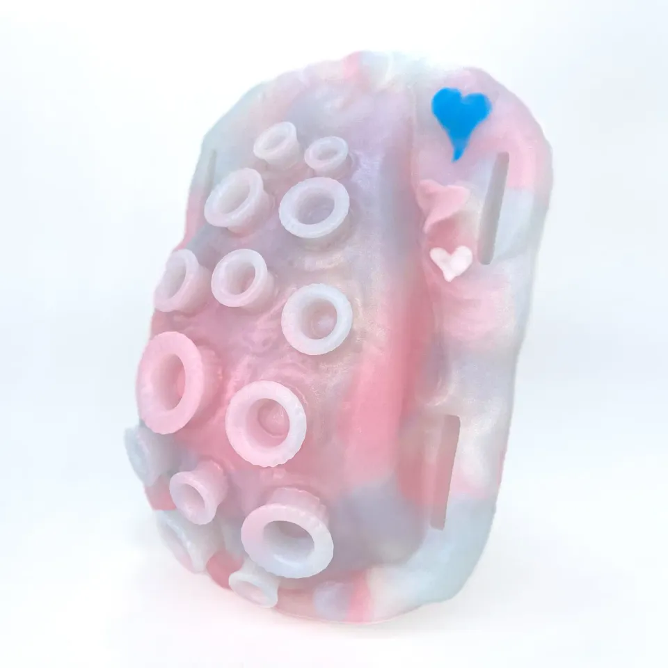 Tentickle Gorj Trans Love grinder medium glow in the dark