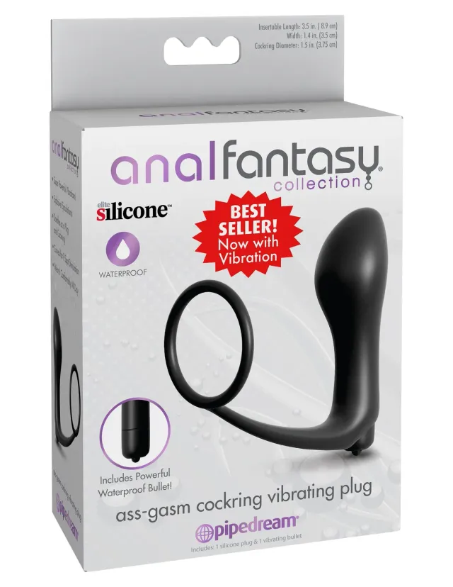 Pipedream Anal Fantasy Ass-Gasm Cock Ring buttplug vibrerend