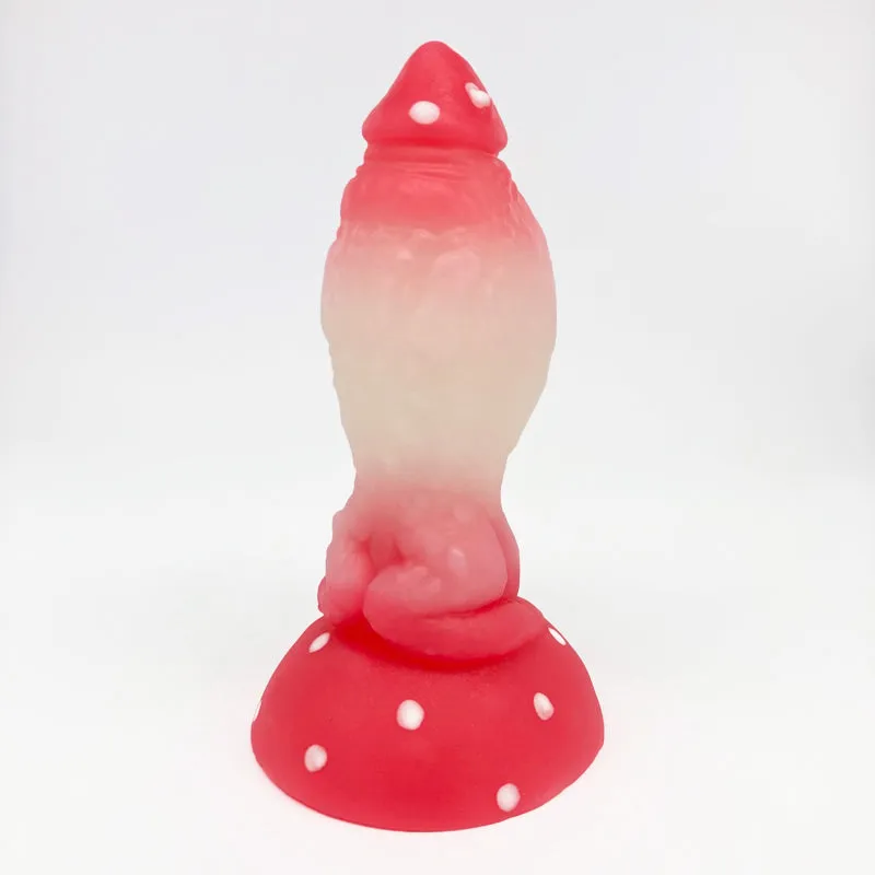 Tentickle Toady Stool Magical Mushroom dildo medium super soft glow