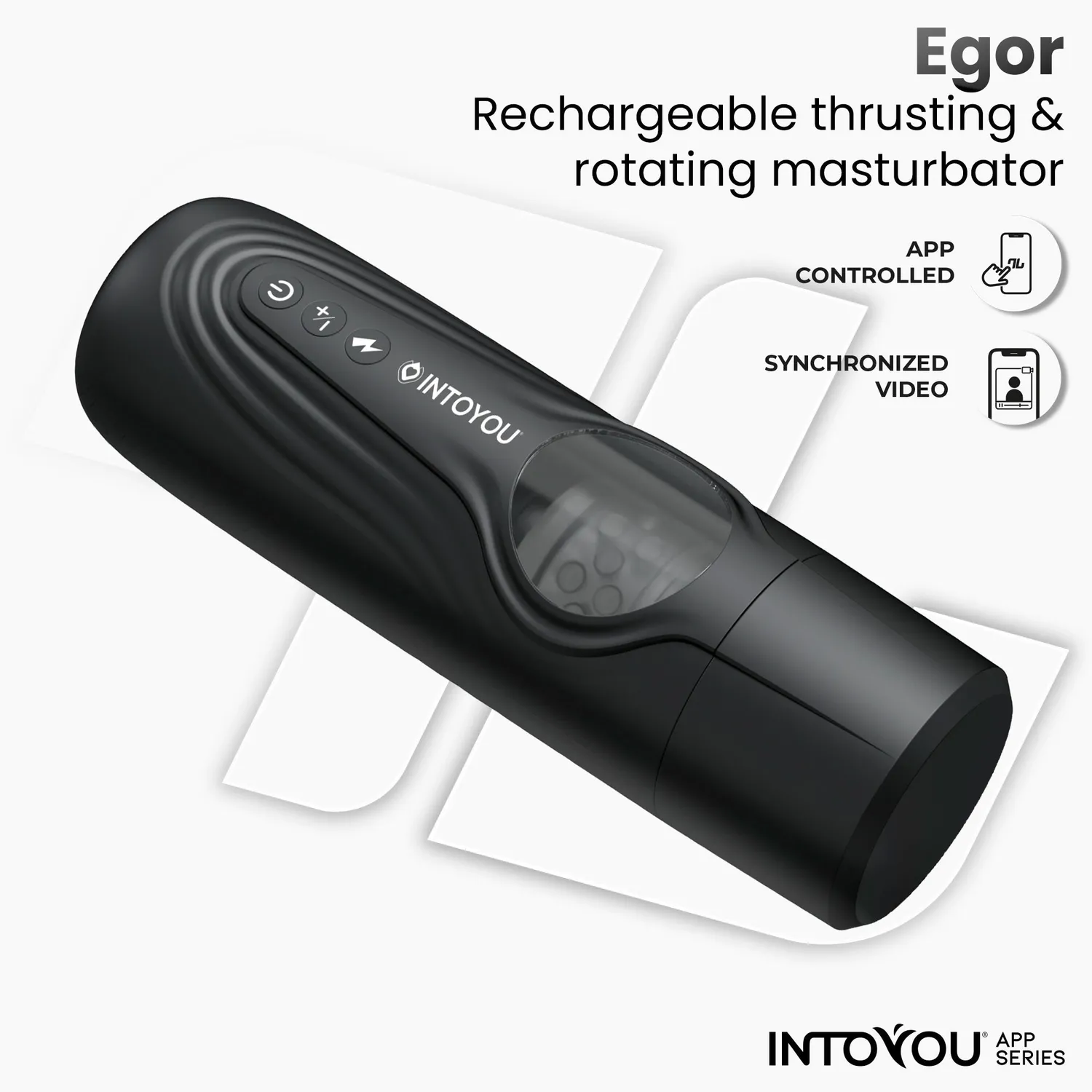 Intoyou Egor Masturbator Thrusting Rotatie Zwart