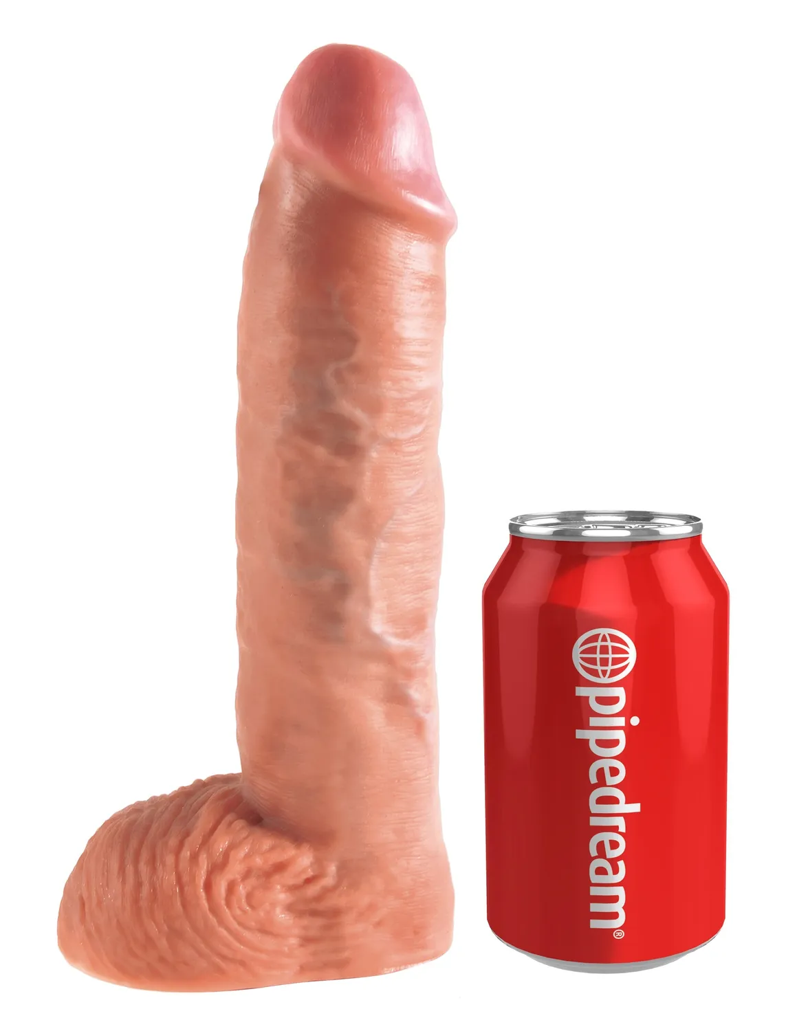 Pipedream King Cock 10" Hollow Strap-On voorbinddildo met harnas