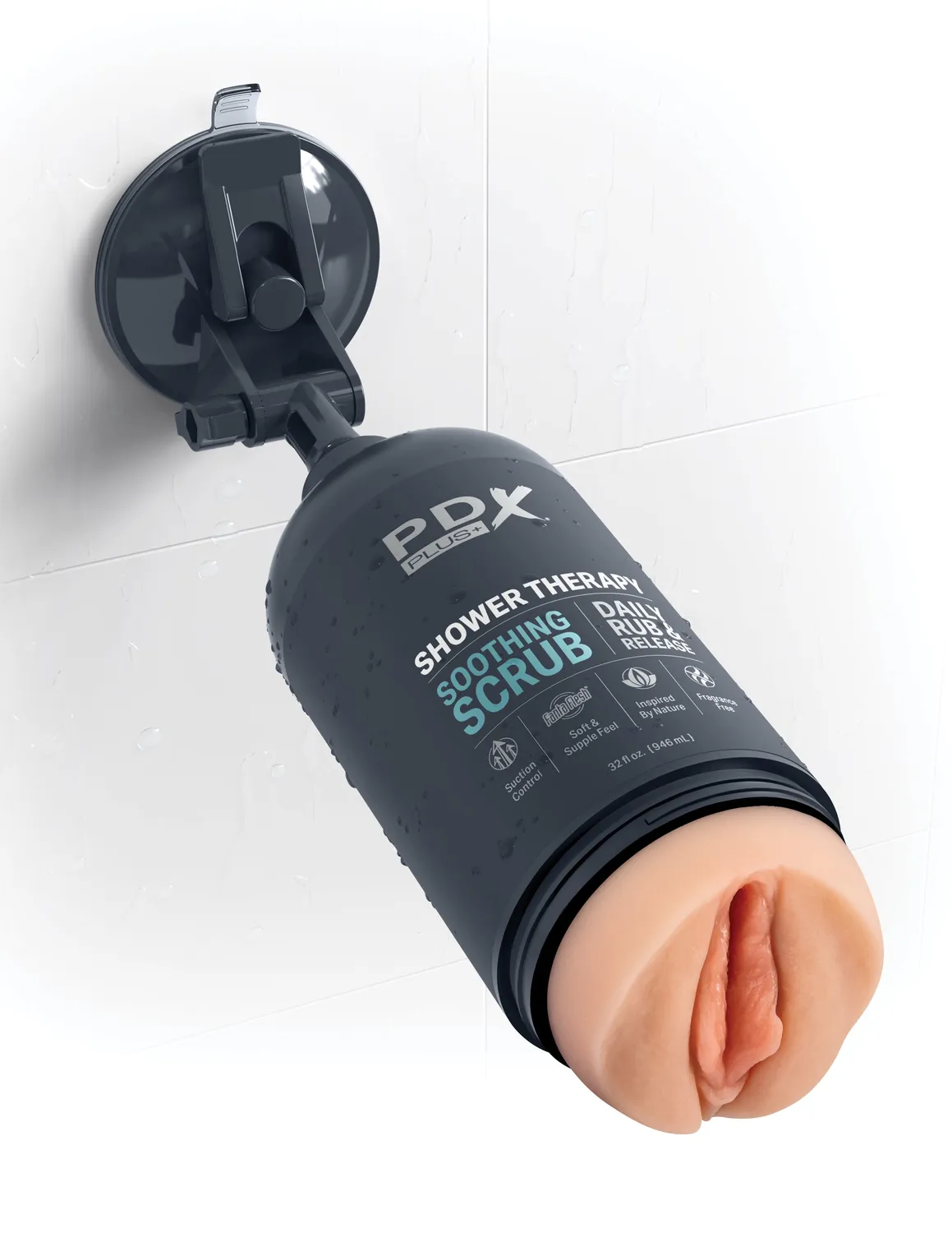 Pipedream PDX Plus Shower Therapy masturbator light zuignap