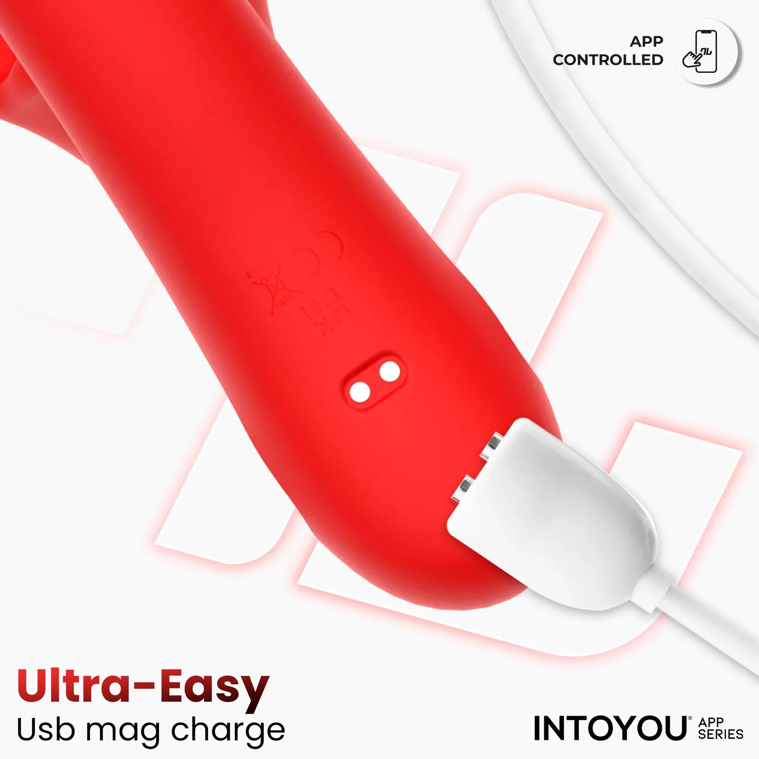 Intoyou Franky vibrator met biting en 360° bal en app