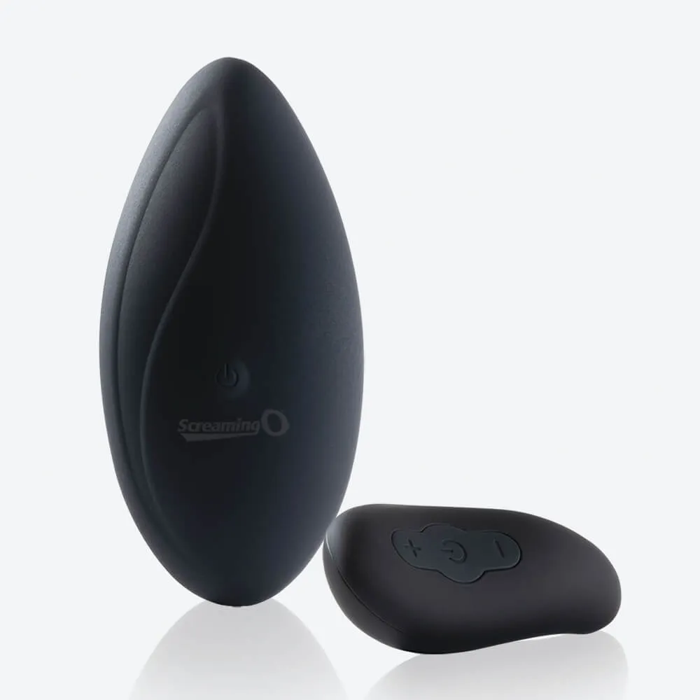 Screaming O Premium Ergonomic slip vibrator zwart 20 standen oplaadbaar