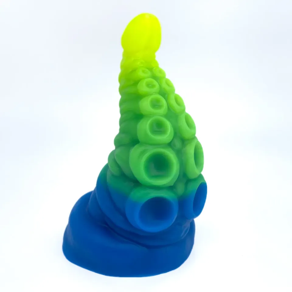 Tentickle Tenton KAPOW dildo medium glow in the dark