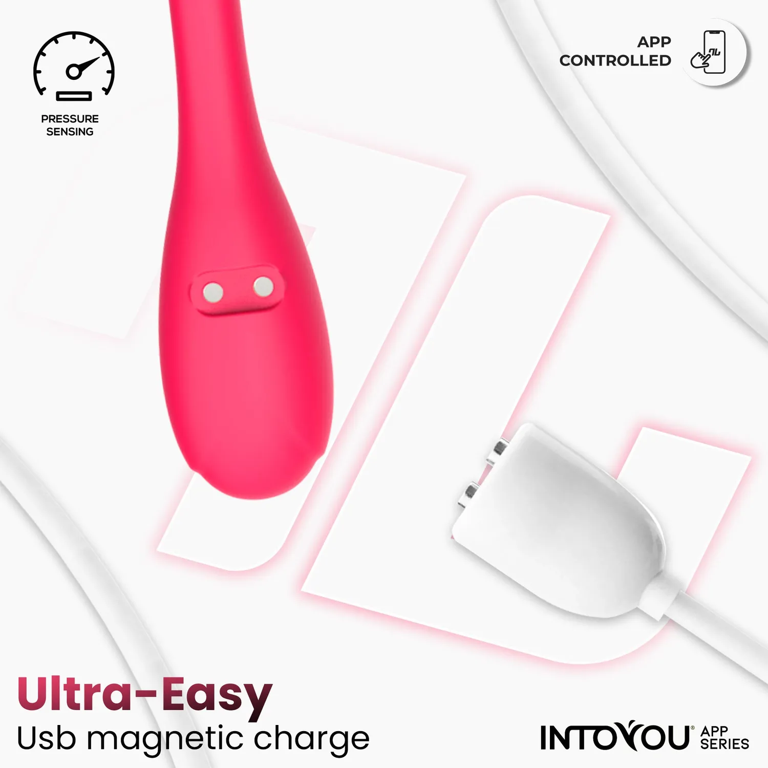 Intoyou Kyra bekkenbodemtrainer met app fuchsia roze