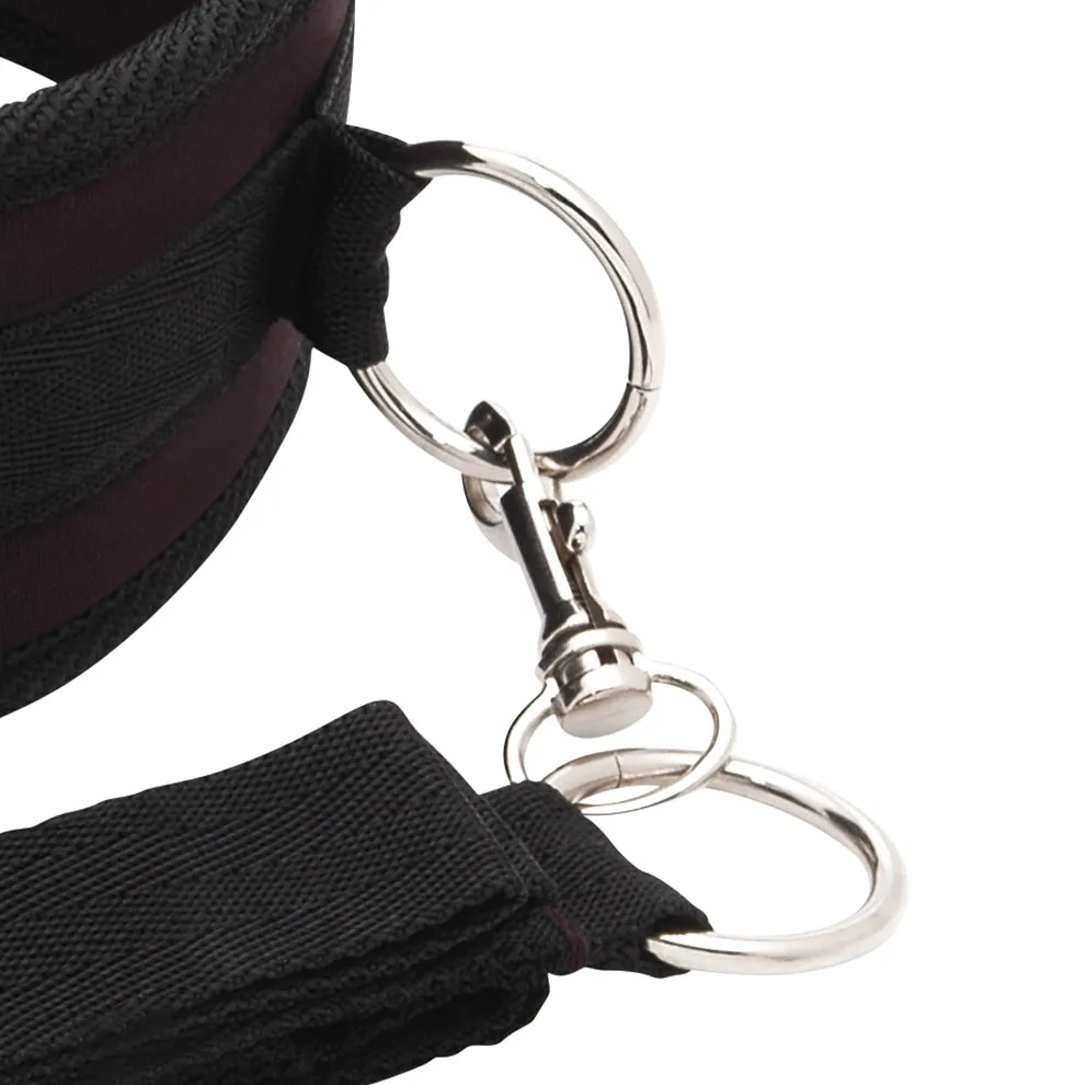 Lux Fetish Collar And Leash halsband met leiband neopreen