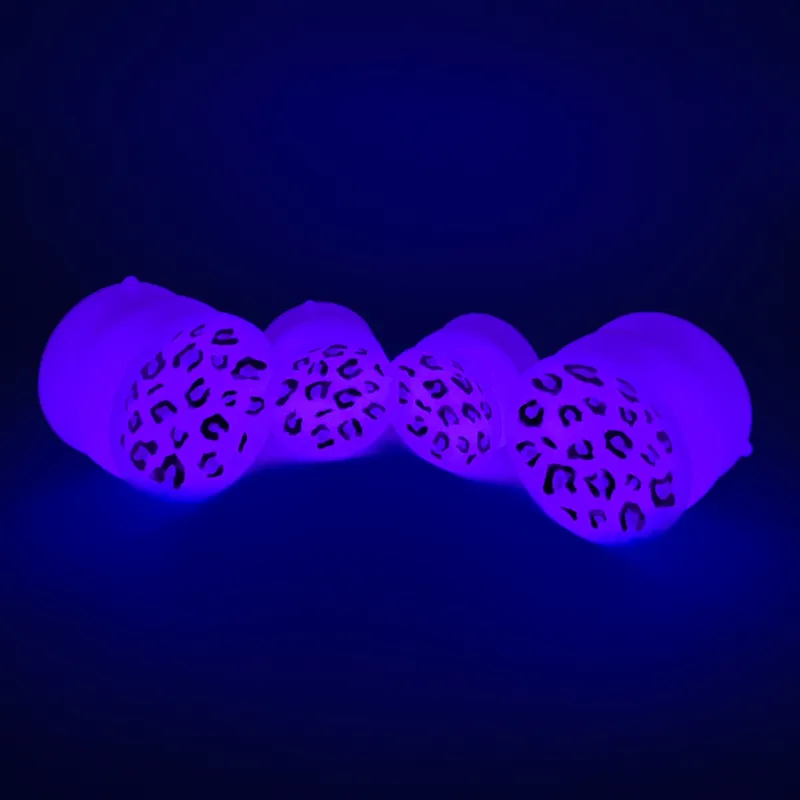 Tentickle dubbelzijdige zuignap Vio-Leopard #1 small glow