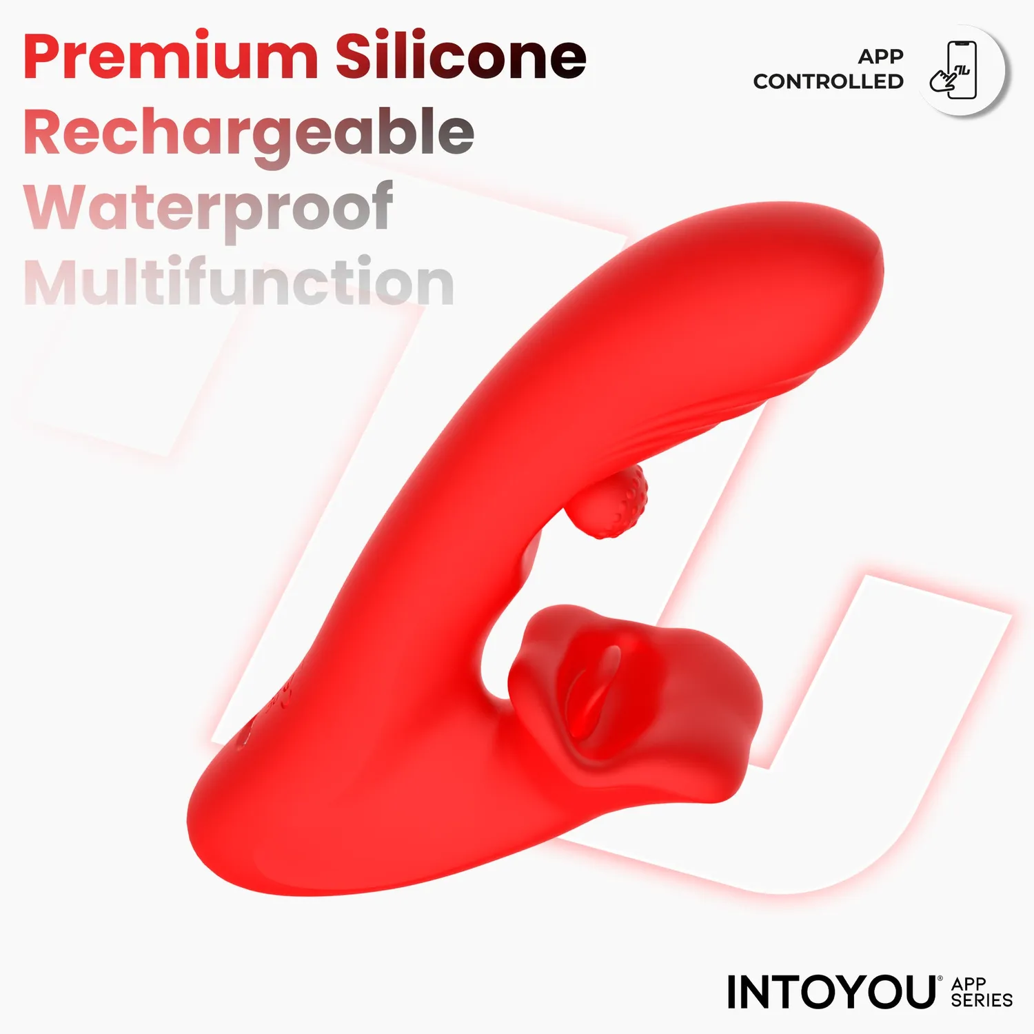 Intoyou Franky vibrator met biting en 360° bal en app