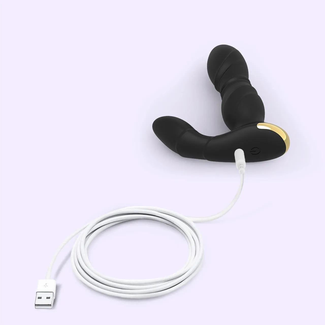 Beisar VividPulse draagbare vibrerende dildo zwart