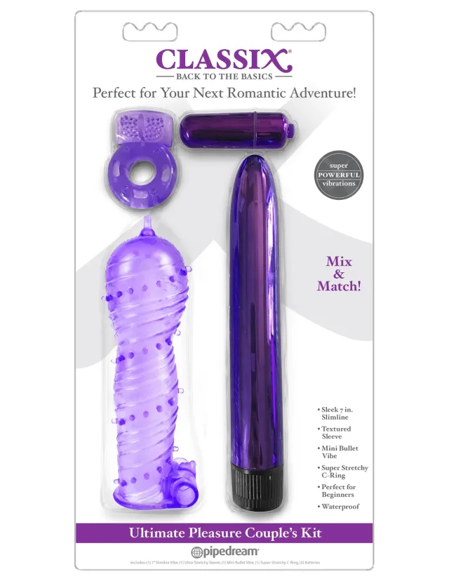 Pipedream Classix Ultimate Pleasure Couples Kit koppelset 4-delig