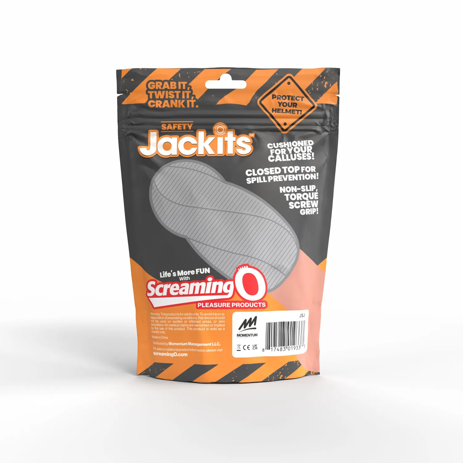 Screaming O Jackits Safety masturbator grijs gesloten