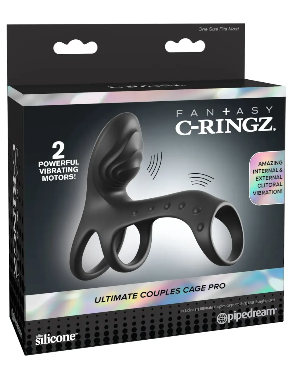 Pipedream Fantasy C-Ringz Couples Cage Pro penisring vibrerend