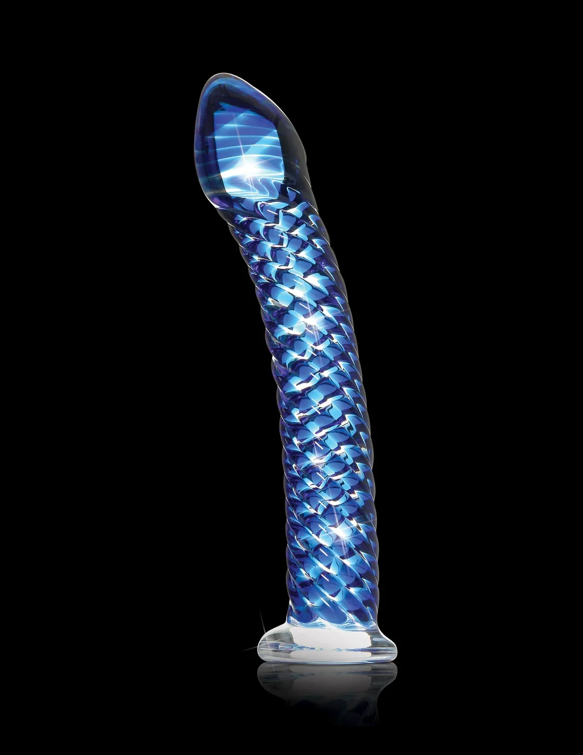 Pipedream Icicles No. 29 glazen dildo blauw handgemaakt