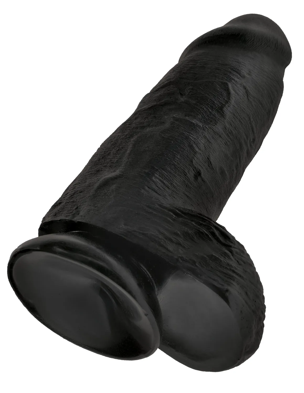 Pipedream King Cock 9 Chubby dildo zwart met zuignap