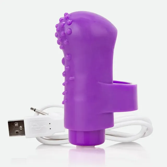 Screaming O Charged Fing O vingervibrator roze oplaadbaar