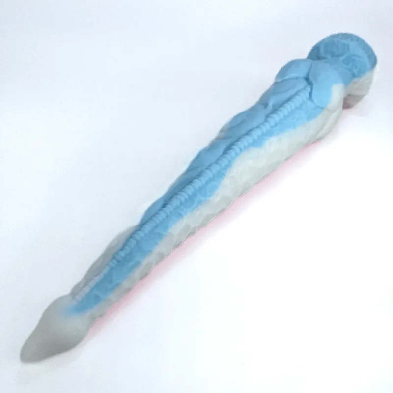 Tentickle Tendriss Trans Pride dildo medium glow