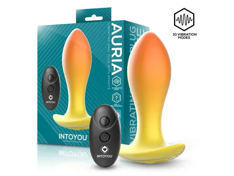 Intoyou Auria anale vibrator met remote USB-C