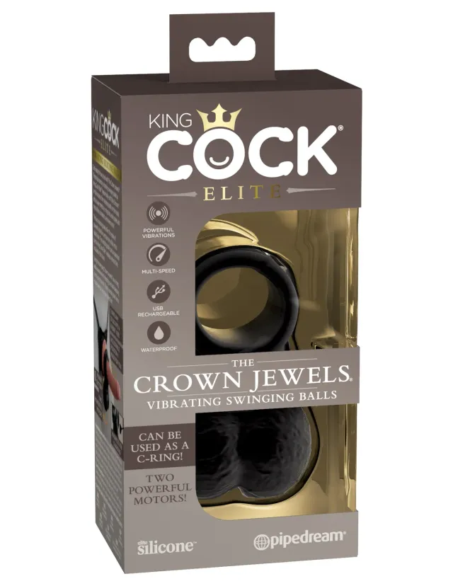 Pipedream King Cock Vibrating Swinging Balls cockring