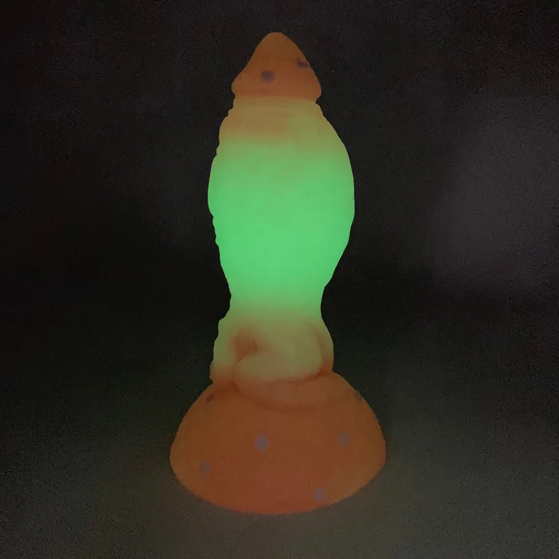 Tentickle Toady Stool Magical Mushroom dildo medium super soft glow