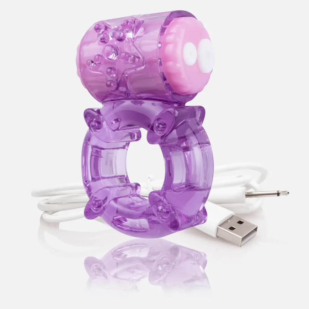 Screaming O Charged BigO Ring cockring blauw oplaadbaar