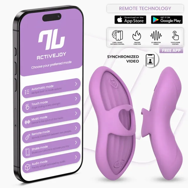 Intoyou Laia vingerstimulator met warmte lavendel