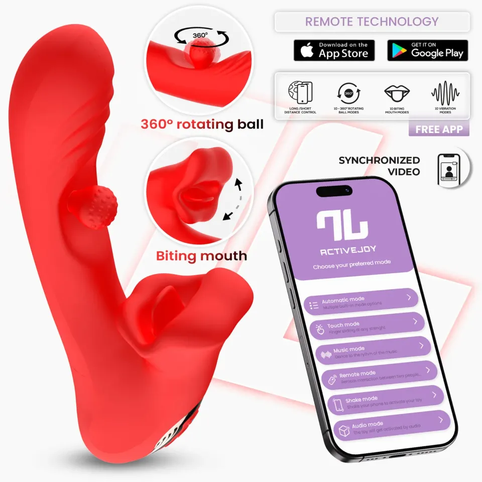 Intoyou Franky Vibrator met Roterende Bal en App