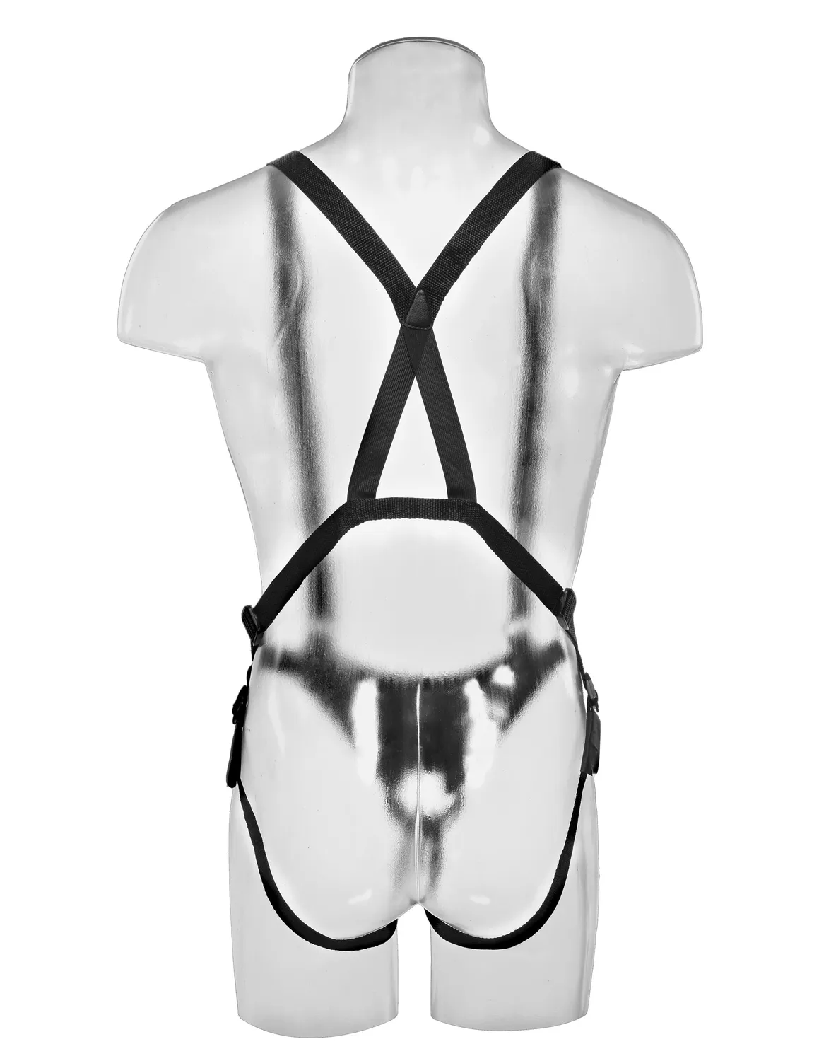 Pipedream King Cock 10" Hollow Strap-On voorbinddildo met harnas