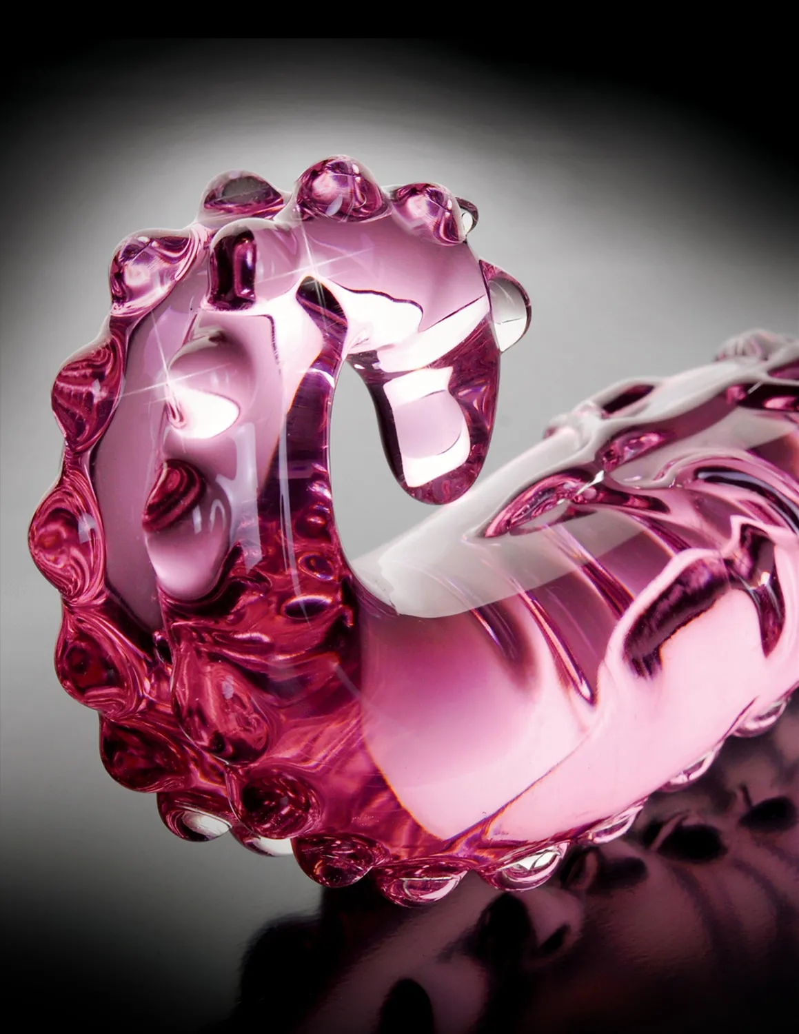 Pipedream Icicles No. 24 glazen dildo roze handgemaakt