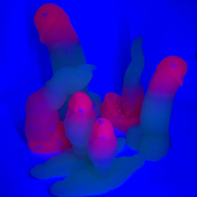 Tentickle Meenus Be My Fungi dildo medium glow in dark