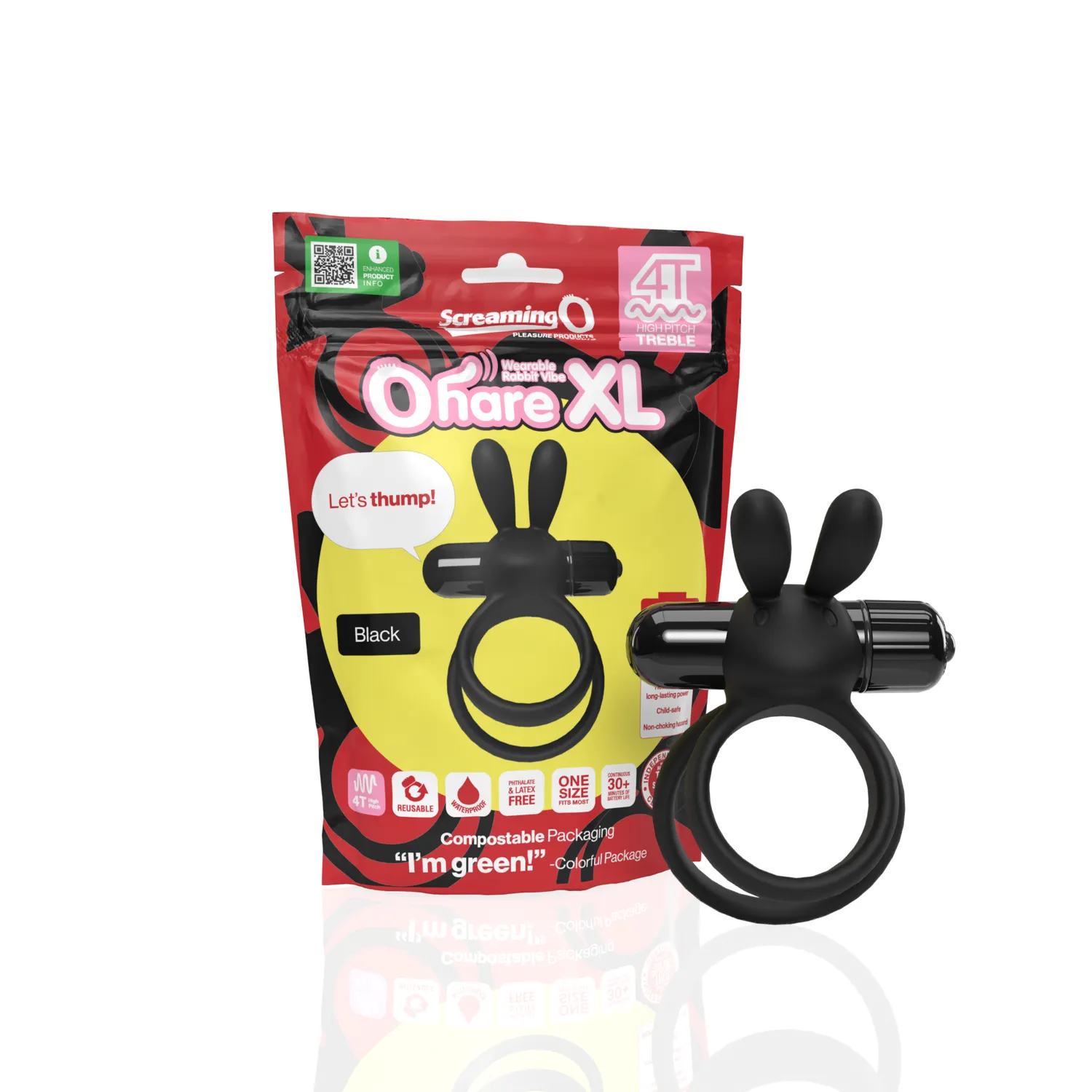 Screaming O Ohare XL 4T cockring vibrerend