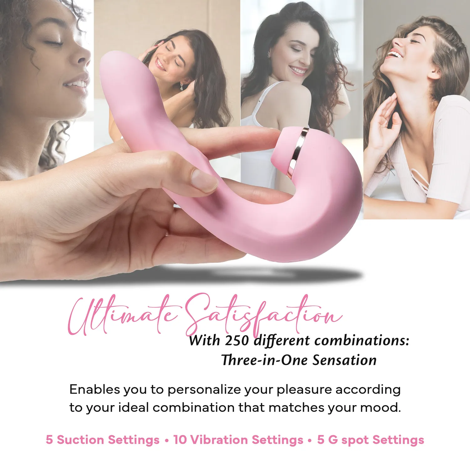 Fae Thrive zuigvibrator luchtdruk 3-in-1