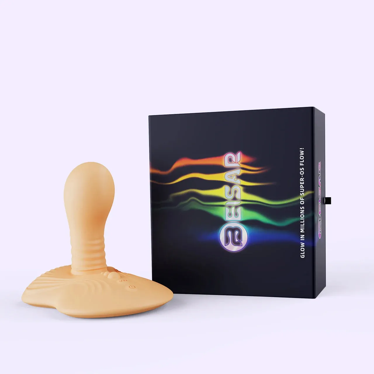 Beisar Robinson berijdbare vibrator beige zuignap