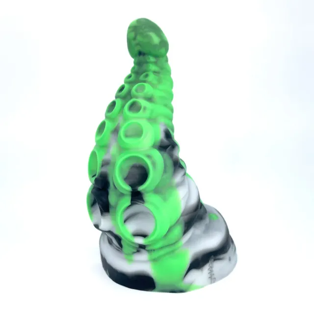 Tentickle Tenton It's Showtime dildo medium soft glow in the dark