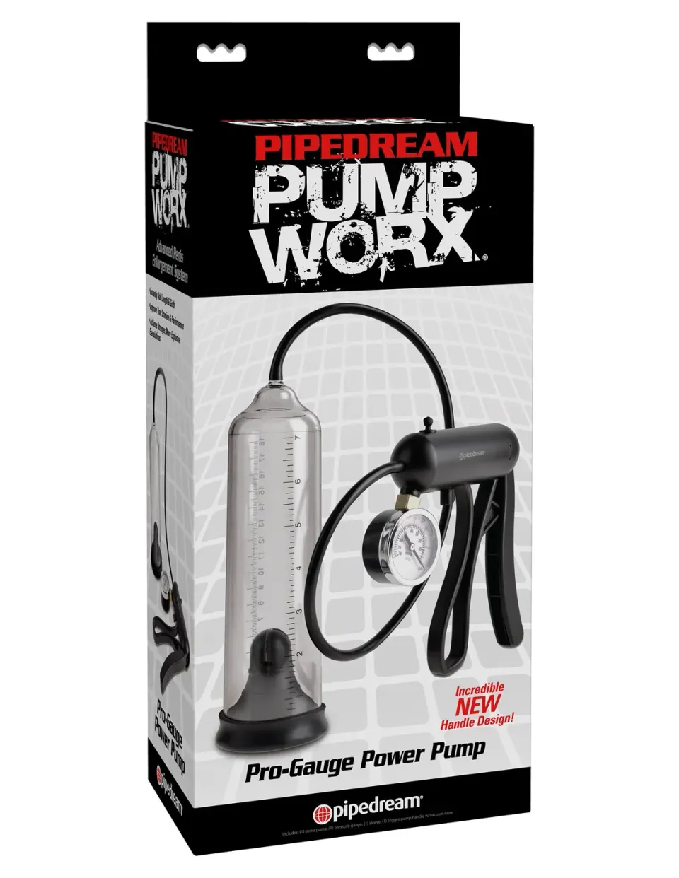 Pipedream Pump Worx Pro-Gauge Power Pump penispomp met meter