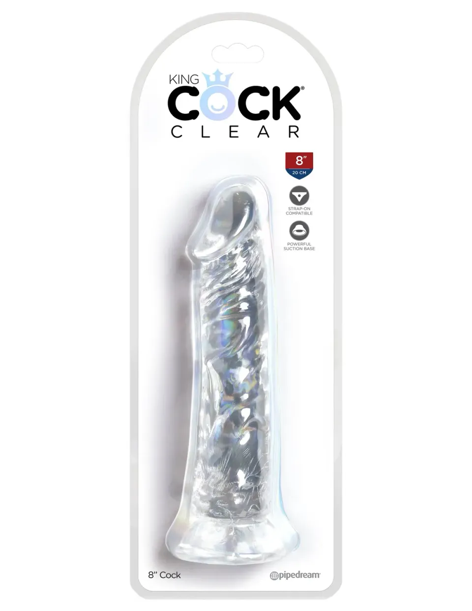 Pipedream King Cock 8 Cock dildo transparant 20 cm