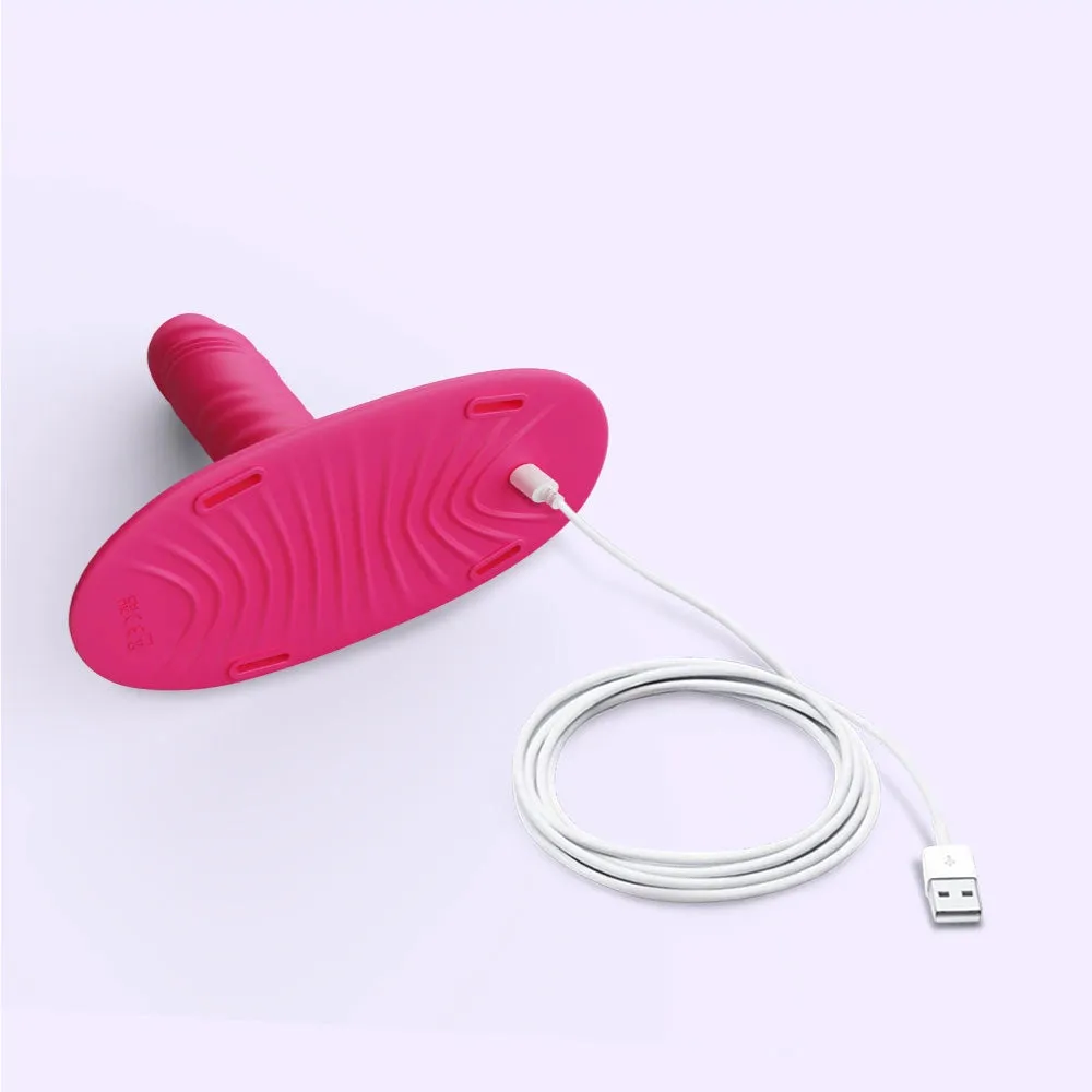 Beisar Pinhead 4 oprijvibrator roze 9 standen met app