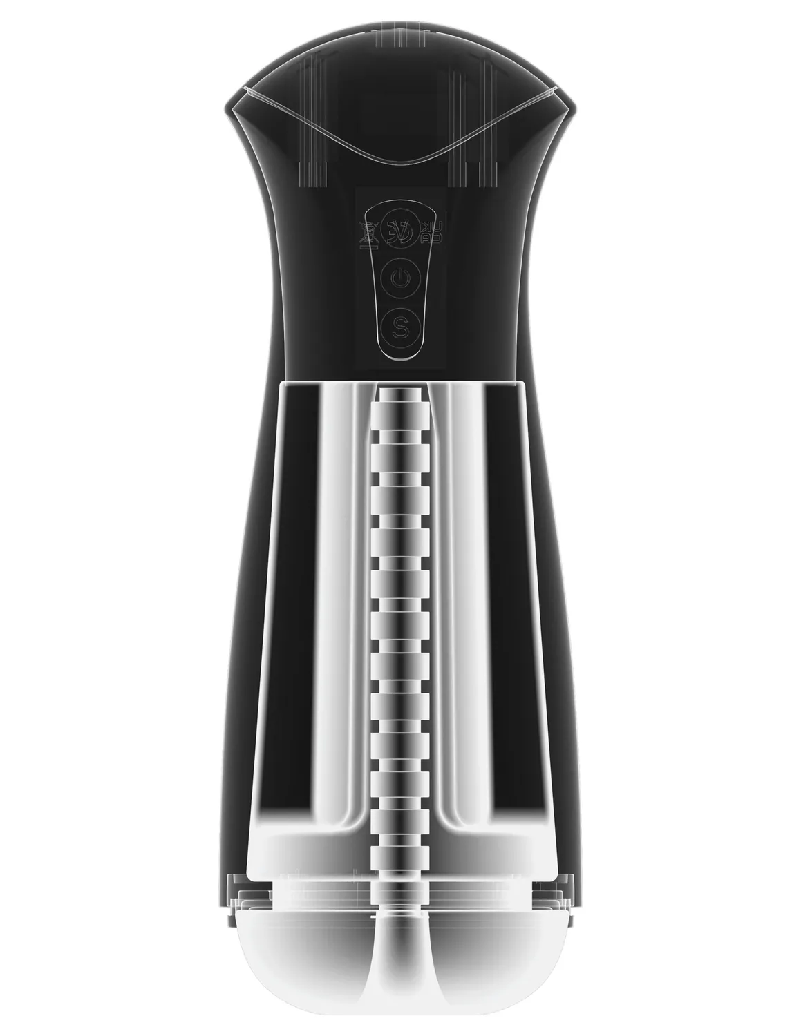 PDX Elite Fap-gasm masturbator vibrerend met zuiging handsfree