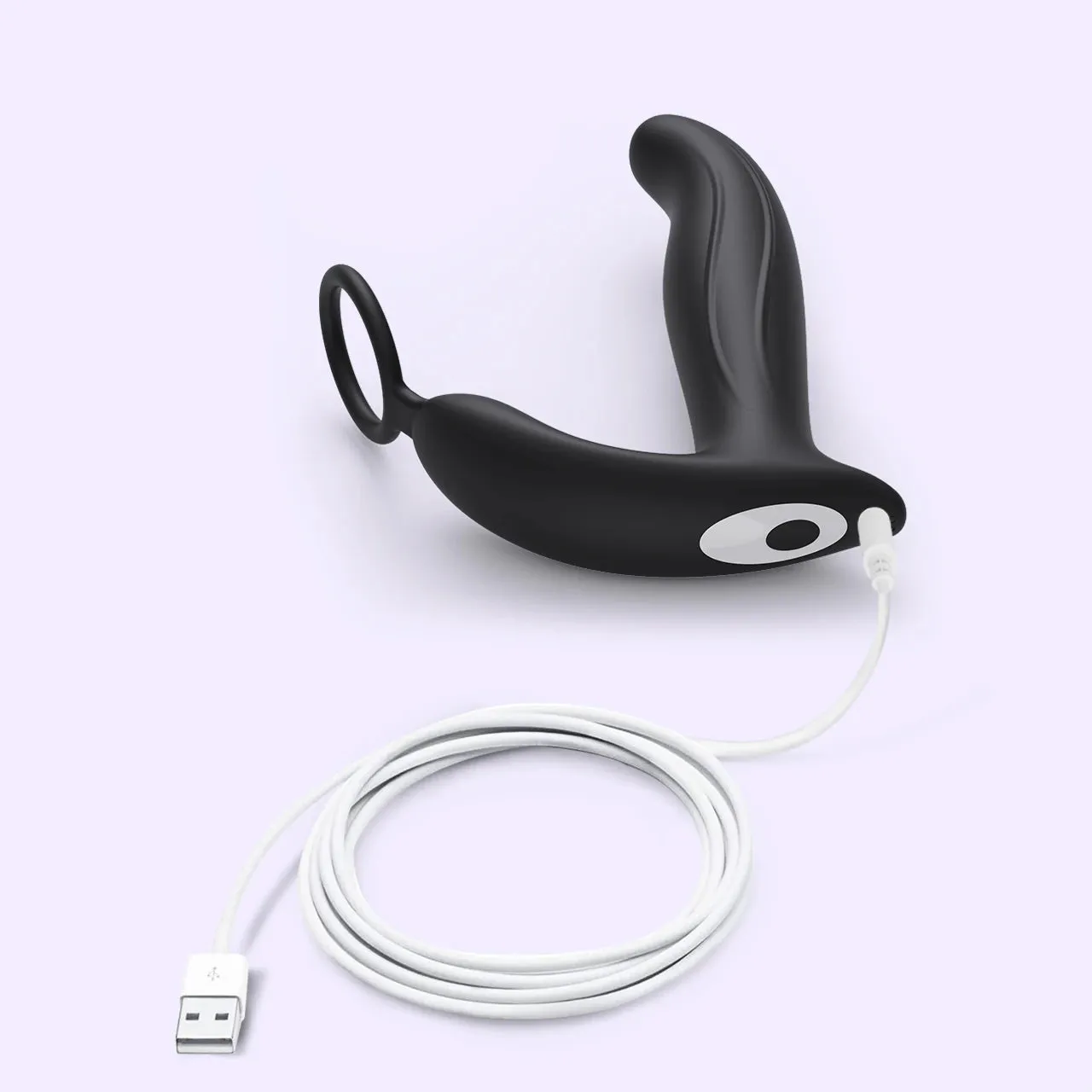 Beisar Pau anale vibrator zwart draaiend stotend
