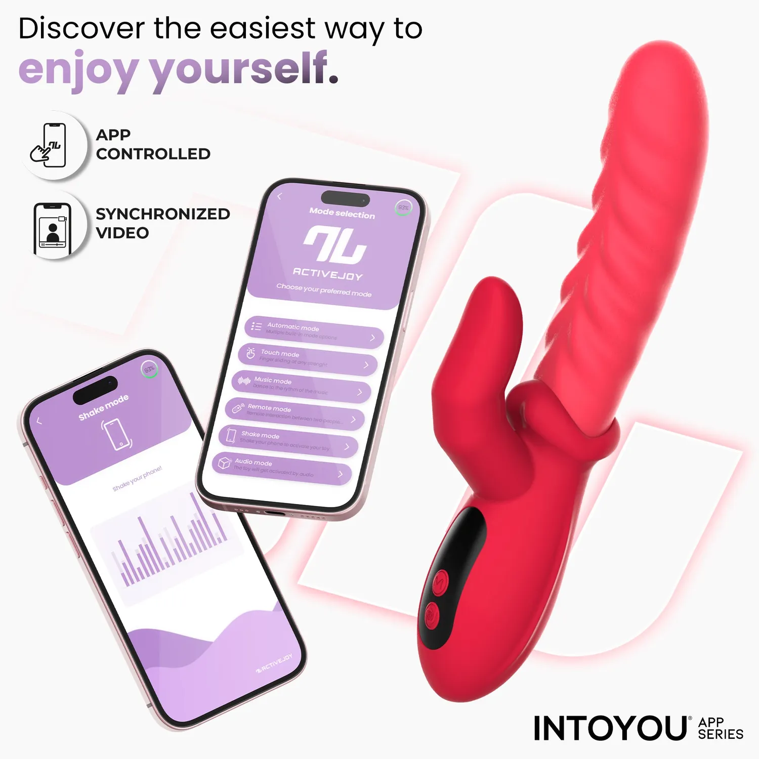 Intoyou Tingly waving vibrator clitorisvinger met app
