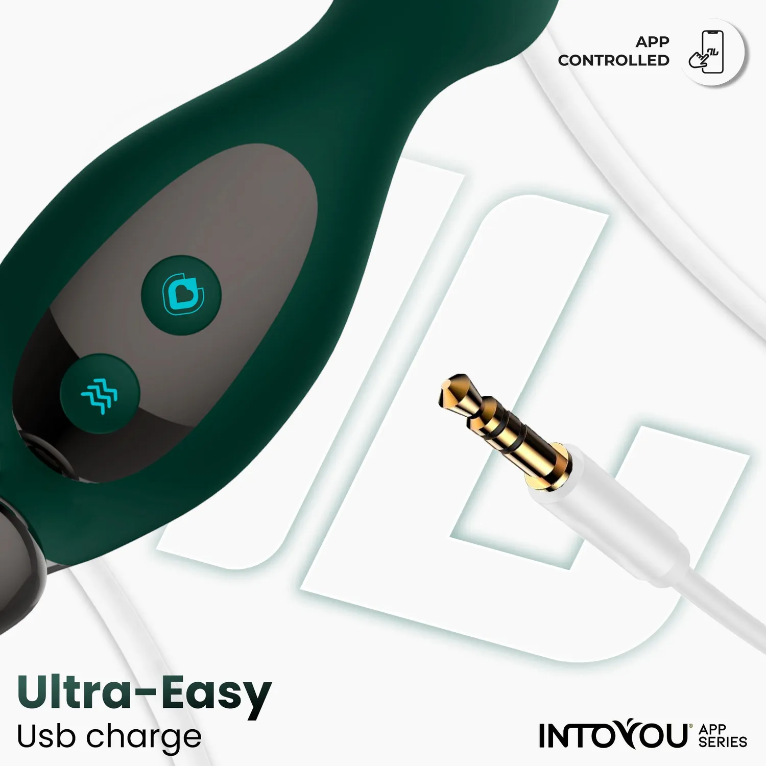 Intoyou Greeny prostaatvibrator met app en wiggle