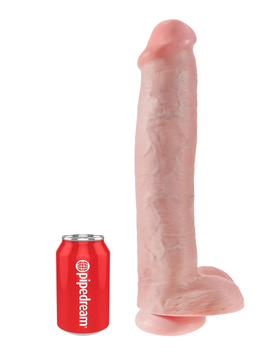 Pipedream King Cock 15 inch Cock with Balls dildo licht groot