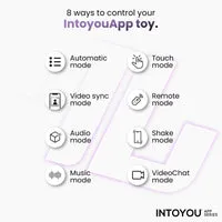 Intoyou Neya G-spot vibrator met app paars gebogen