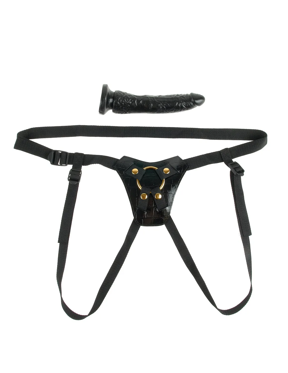 Pipedream Fetish Fantasy Designer Strap-On Voorbinddildo 7 inch Zwart