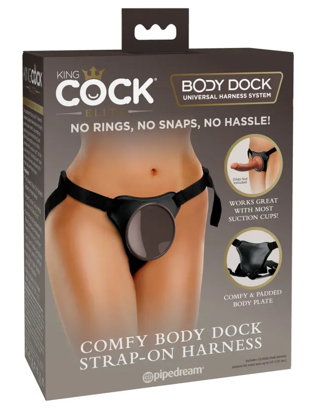 Pipedream Body Dock Comfy voorbindharnas zuignap